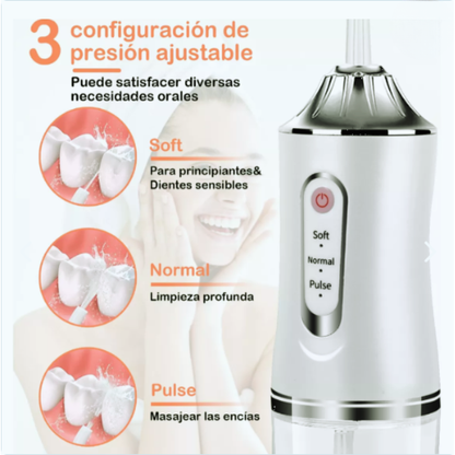 Irrigador Bucal Limpiador de Dientes OralVortex®