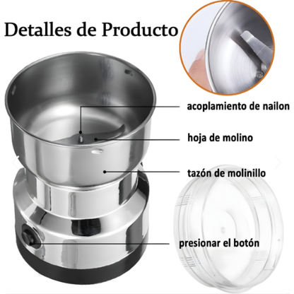 OmniGrind Pro Molino de Grado Profesional para Café, Especias y Granos.