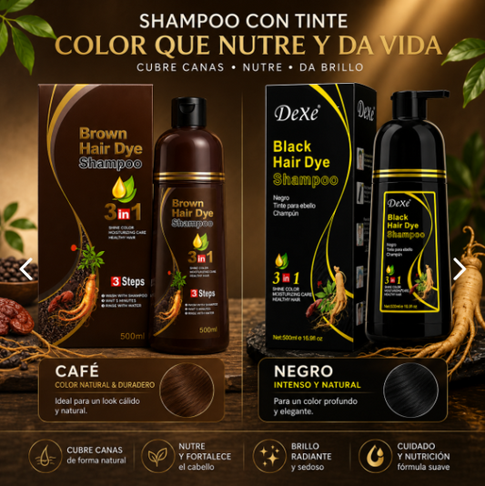 Shampoo Anti Canas Hair Dye 2 Pack