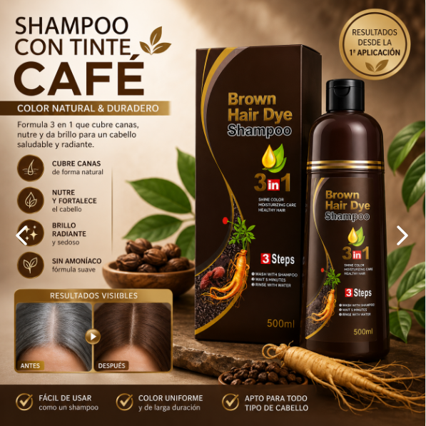 Shampoo Anti Canas Hair Dye 2 Pack