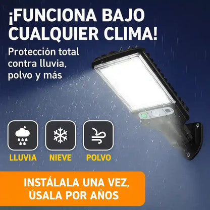 Lampara Solar Aura Max - Ilumina Todo tu Patio sin Pagar un Peso de Luz