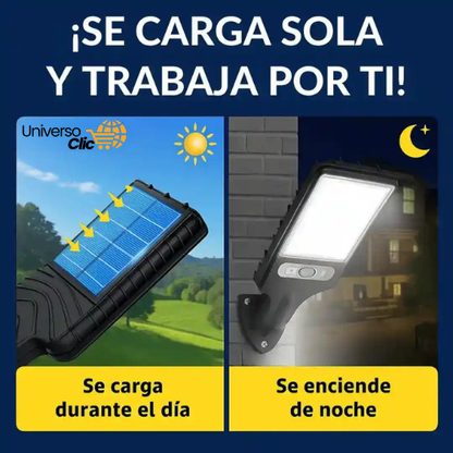 Lampara Solar Aura Max - Ilumina Todo tu Patio sin Pagar un Peso de Luz